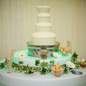 1st Class Cuisine White Chocolate Fountain for Hire